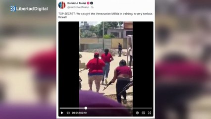 Trump se burla de las milicias venezolanas