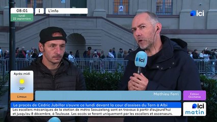 L'interview de Jérémy, suiveur du procès Jubillar à Albi