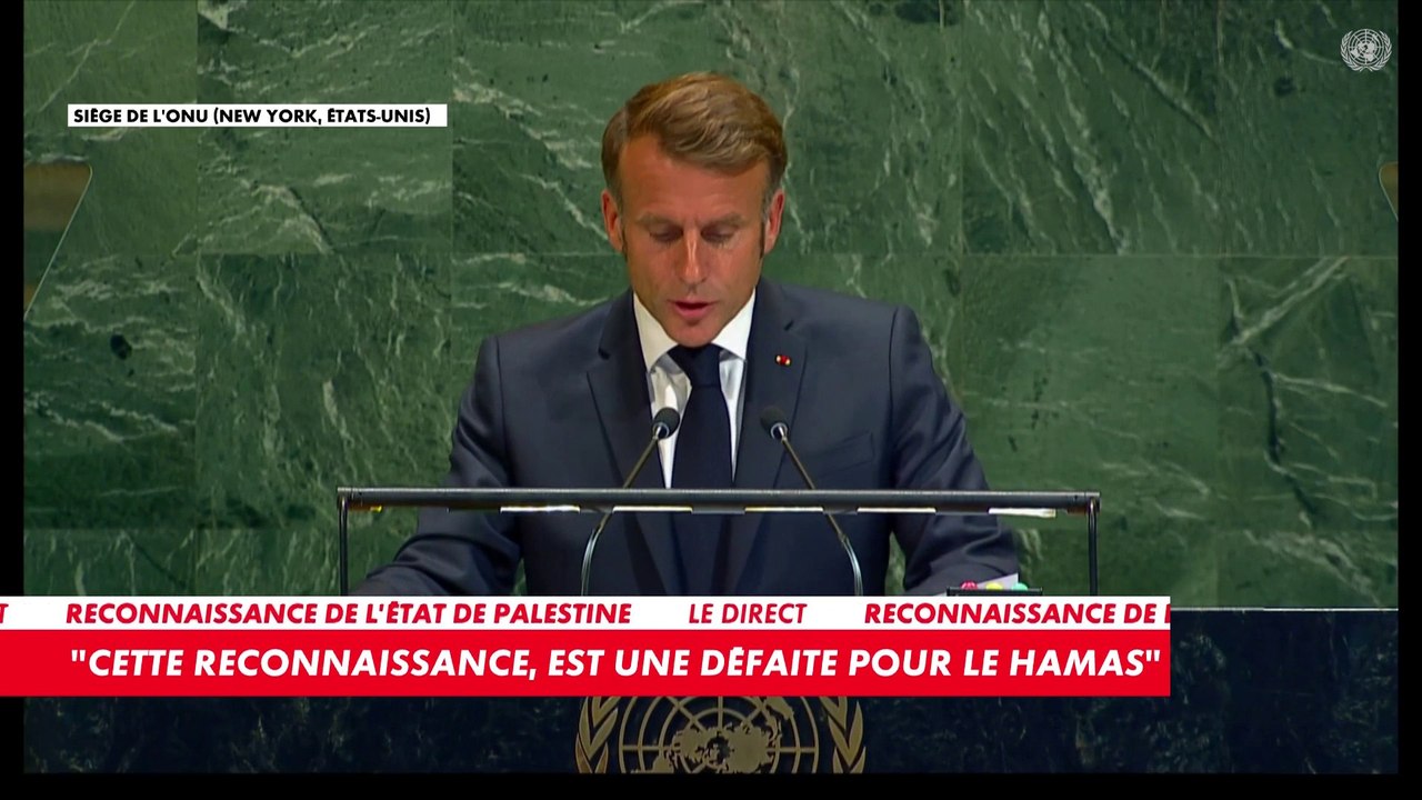 Emmanuel Macron : «Le peuple palestinien n'est pas un peuple en trop»