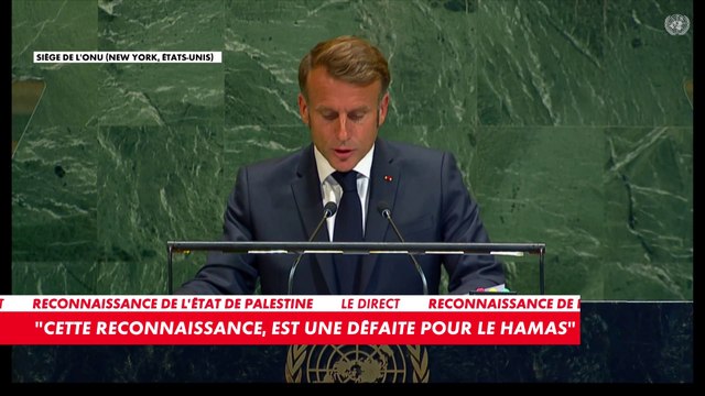 Emmanuel Macron : «Le peuple palestinien n'est pas un peuple en trop»