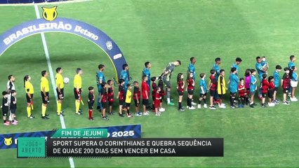 Sport supera o Corinthians e quebra sequência de quase 200 dias sem vencer em casa