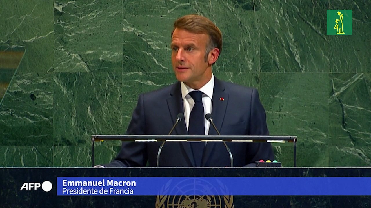 Francia reconoce "el Estado de Palestina", "por la paz" entre israelíes y palestinos