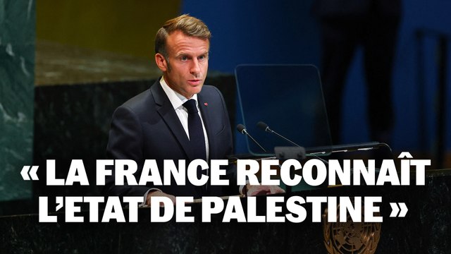 Reconnaissance de la Palestine : le discours en intégralité d'Emmanuel Macron à l'ONU