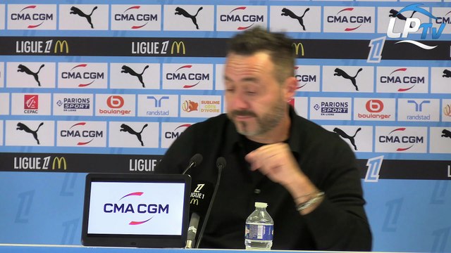 OM/PSG - De Zerbi répond à Luis Enrique : personne ne doit calmer notre stade!