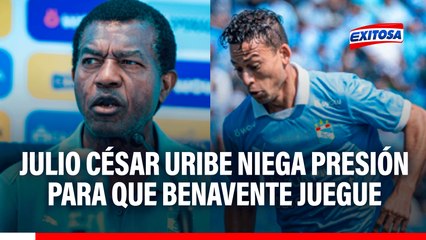Julio César Uribe niega presión para que Benavente juegue: "Absolutamente falso"