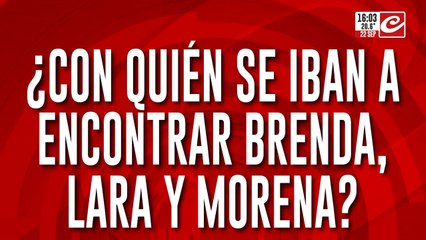 ¿Con quién se iban a encontrar Brenda, Lara y Morena?