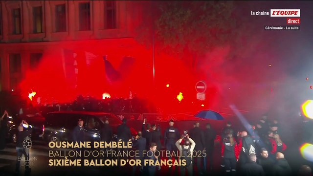 Les Ultras fêtent le Ballon d'Or de Dembélé - Ballon d'Or 2025