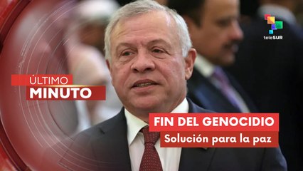 Rey Abdalá II de Jordania exige en la ONU el fin de la guerra en Gaza