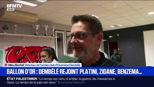 Ousmane Dembélé Ballon d'Or: Gilles Bienfait, directeur de l'ancien club de l'attaquant du PSG, se dit très fier et très content
