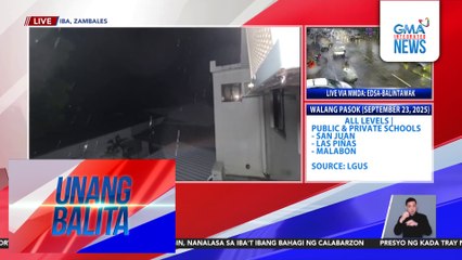 Mga residente sa ilang barangay sa Santa Cruz, inilikas dahil sa masamang panahon | Unang Balita