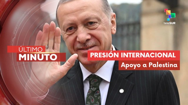 Recep Tayyip Erdogan: La comunidad internacional debe detener la ocupación israelí sobre Palestina