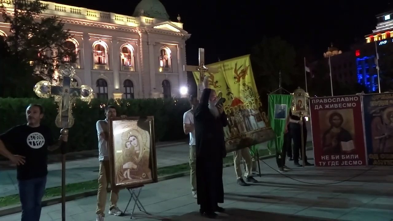 485-та Литија (3) - Велеиздајник је послушник масонске секте која влада у Србији