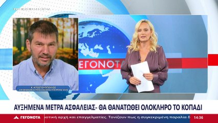 Ο Αντιπεριφερειάρχης Αγροτικής Οικονομίας- Κτηνοτροφίας- Αλιείας, Κ. Αποστολόπουλος στο STAR