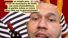 En France, la baguette n’est pas un simple pain. C’est un accessoire de mode, une pour d’autodéfense  parce qu’elle est très dure que est-ce que pensez-vous !? #france #français