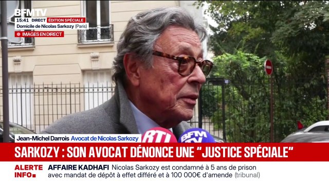 Il y a une justice spéciale pour Nicolas Sarkozy , réagit son avocat après la condamnation de l'ancien président
