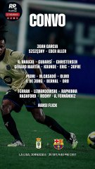 BARÇA VS OVIEDO: LISTA OFICIAL DE HANSI FLICK CON DRO Y TONI FERNÁNDEZ 🚨⚽