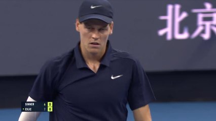 Pékin - Sinner domine Cilic et retrouvera Atmane