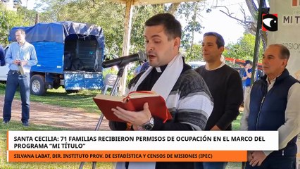 71 familias recibieron permisos de ocupación en el marco del programa “Mi Título”