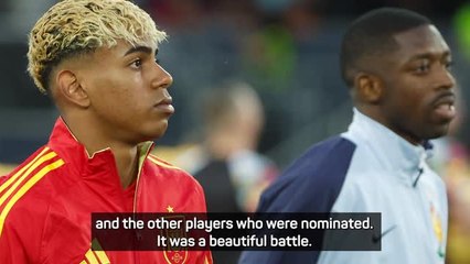 Dembélé savours 'beautiful battle' with Yamal after winning Ballon d'Or