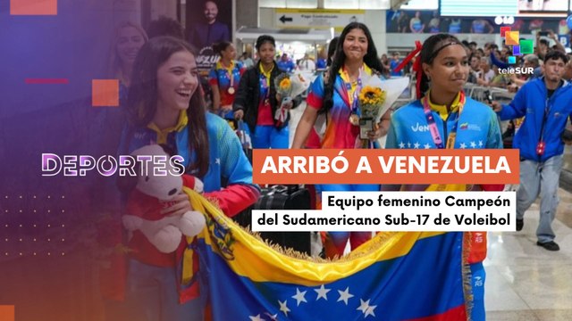 Venezuela recibe la Selección de Voleibol Sub 17 DEPORTES TE LO CUENTO 22-09-2025