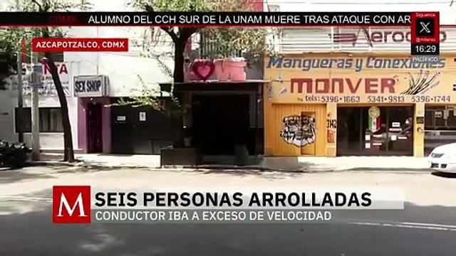 Hombre en estado de ebriedad atropella a comensales de bar en CdMx