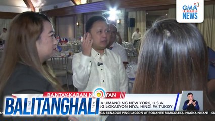 Rep. Zaldy Co, nakaalis na umano ng New York, U.S.A, noong Sept. 13; eksaktong lokasyon niya, hindi pa tukoy | Balitanghali