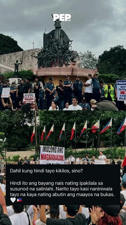 Jodi Sta. Maria joined celebrities at Luneta and EDSA rally | PEP #shorts