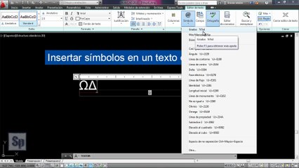 Autocad - Insertar símbolos en texto. Introducir símbolos en Autocad. Tutorial en español HD