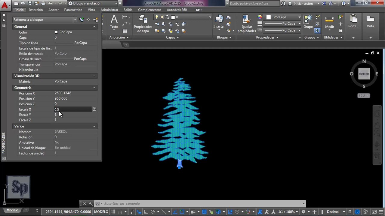 Autocad - Modificar escala en un solo eje. Cambiar escala eje X o eje Y. Tutorial en español HD