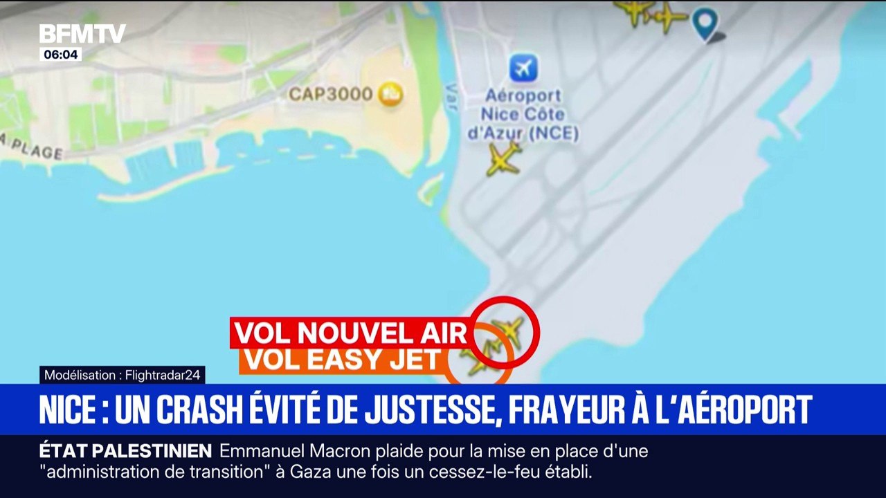 À l'aéroport de Nice, un crash entre deux Airbus A320 a été évité de justesse