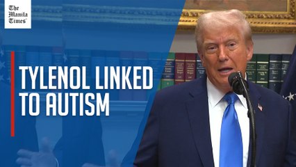 Trump says Tylenol use in pregnancy tied to autism