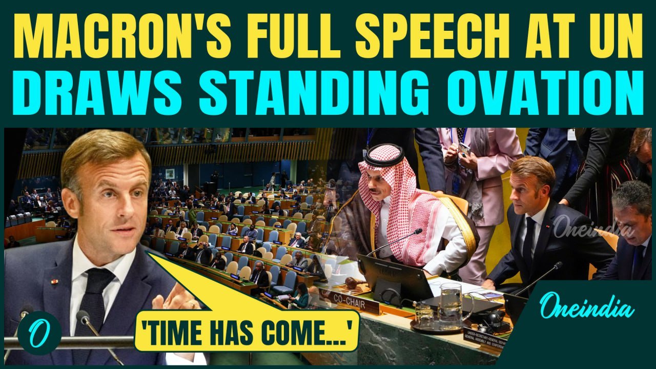 Macron's Shocking Speech at United Nations Stuns U.S, Europe & Israel: France Officially Announces..