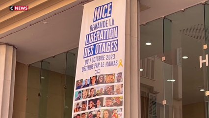 La mairie de Nice soutient les otages israéliens