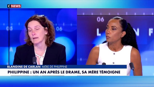 En larmes, la maman de Philippine, tuée en mai 2023 par un OQTF, se confie sur CNews : "Je n’ai pas envie de lui pardonner. C’est horrible, je suis chrétienne, mais non je ne peux pas..."