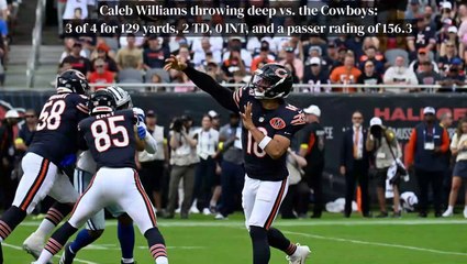Caleb Williams looked like a Hall of Famer against the Cowboys' wretched defense