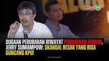 Dugaan Perubahan Riwayat Pendidikan Gibran, Jerry Sumampow: Skandal Besar yang Bisa Guncang KPU!