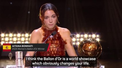 'Changes your life' - Bonmati reflects on Ballon d'Or win