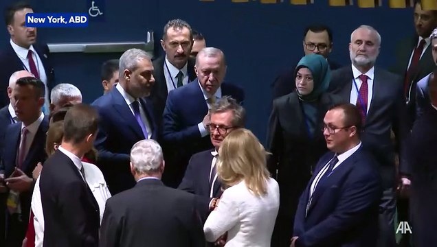 Cumhurbaşkanı Erdoğan, Birleşmiş Milletler Genel Merkezi'nde