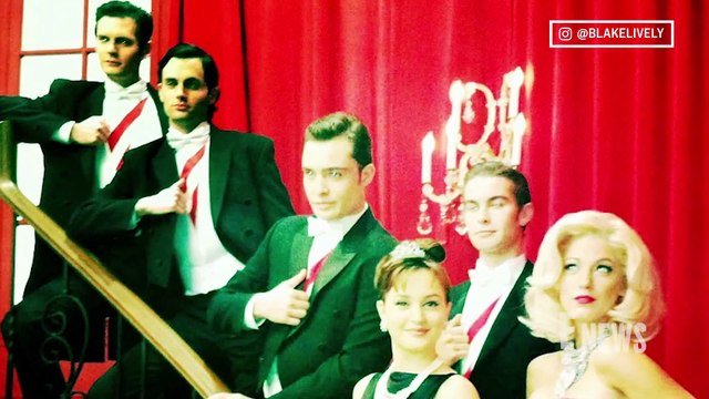 Blake Lively Shares Rare Gossip Girl Pics With Penn Badgley, More Cast _ E! News