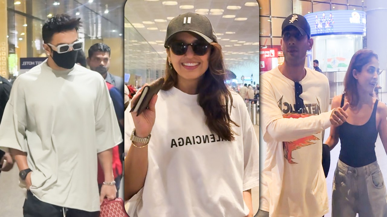 Bollywood Airport Diaries: Ranveer Singh, Huma Qureshi & Prateik Smita Patil With Wife Priya Spotted