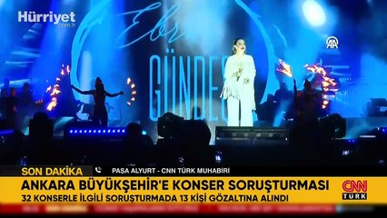 Ankara Büyükşehir Belediyesi'ne konser soruşturması