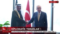 Cumhurbaşkanı Erdoğan, Kuveyt Veliaht Prensi Sabah'ı kabul etti