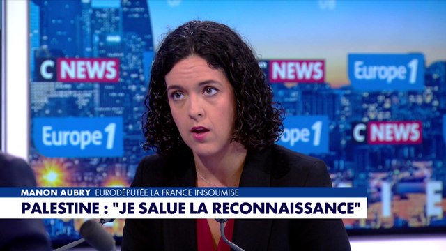 La reconnaissance de la Palestine par Emmanuel Macron, vue par Manon Aubry