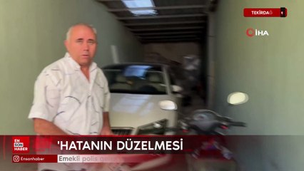 Tekirdağ'da emekli polis gelen cezayla şoke oldu