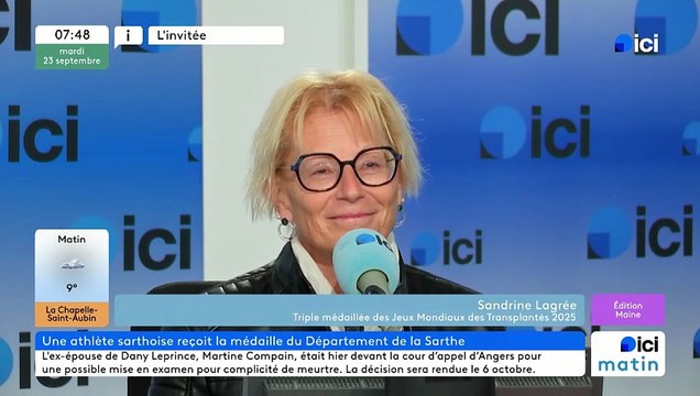 Sandrine Lagrée, athlète sarthoise multimédaillée aux Jeux mondiaux des transplantés