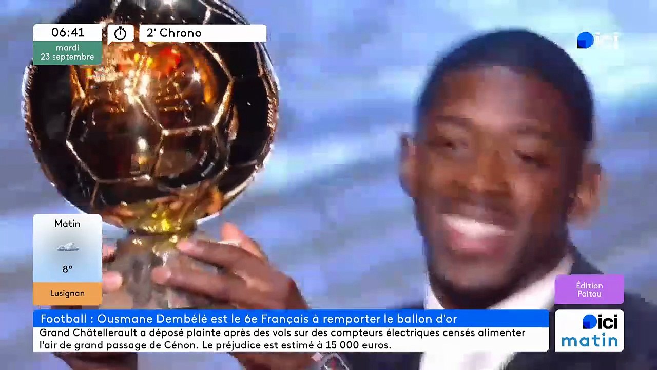 23/09/2025 - ici matin par ici Poitou en vidéo