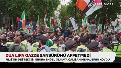 Dua Lipa Gazze sansürünü affetmedi, menajerini işten kovdu