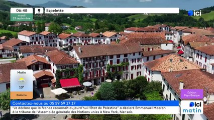 23/09/2025 - ici matin par ici Pays Basque en vidéo