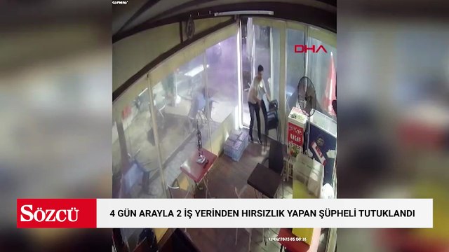 4 gün arayla 2 iş yerinden hırsızlık yapan şüpheli tutuklandı