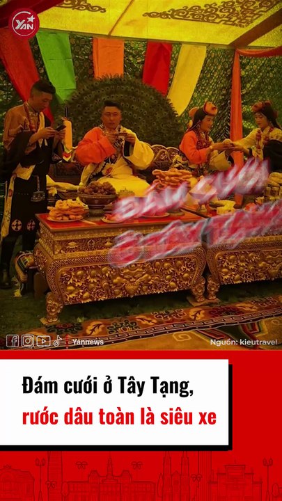 Đám cưới ở Tây Tạng, rước dâu toàn là siêu xe